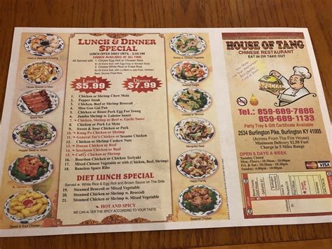 House of tang - 3.8 - 132 reviews. Rate your experience! $$ • Chinese. Hours: Closed Today. 114 River St #2, Montpelier. (802) 223-6020. Menu Order Online. 